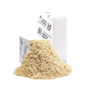 Trucioli di legno per zootecnia.